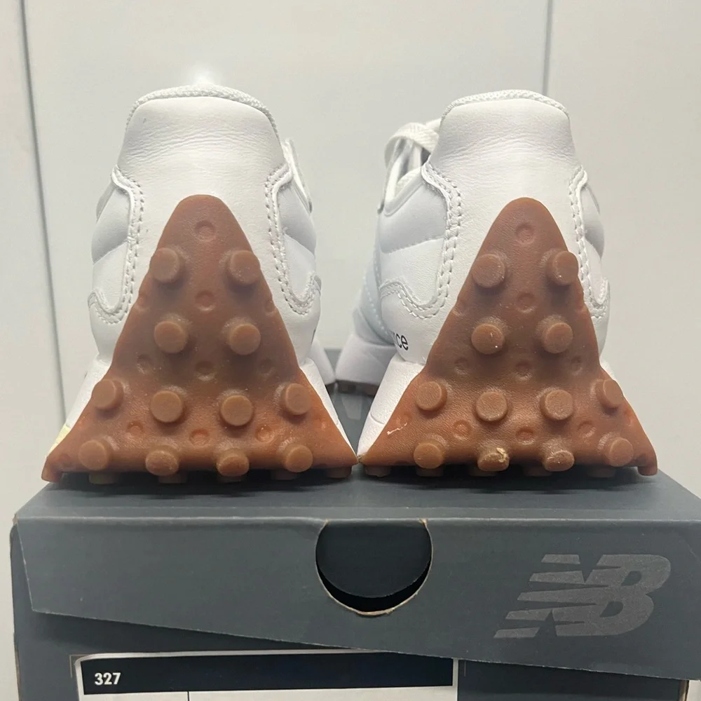 New Balance 327 Leather Women Sneakers Shoes White size 5.5  NEW  #WS327LS - Picture 12 of 15